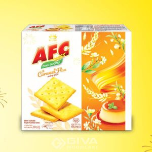 AFC Bánh cracker dinh dưỡng vị caramel flan