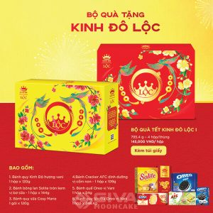 Hộp bánh tết Kinh Đô cao cấp Lộc I