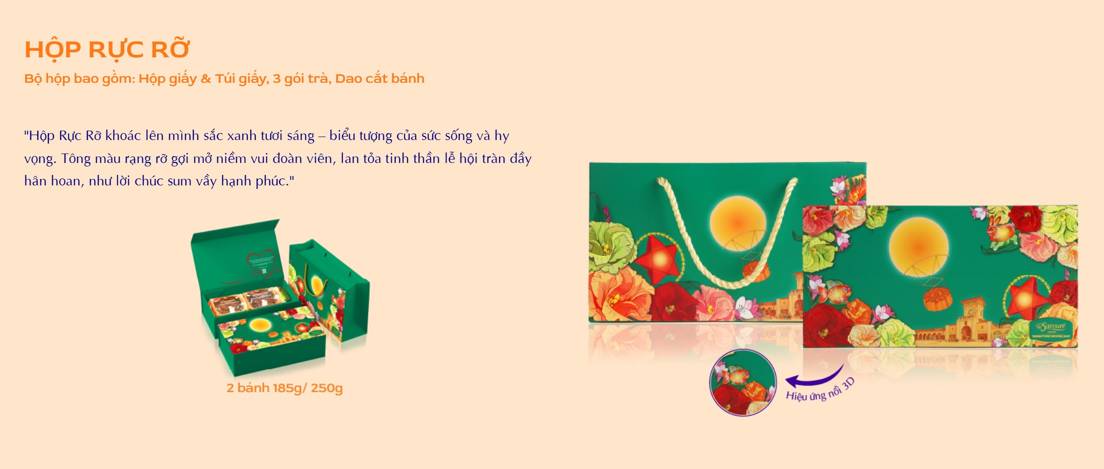 Hộp 2 Bánh 2 bánh 185g hoặc 250g