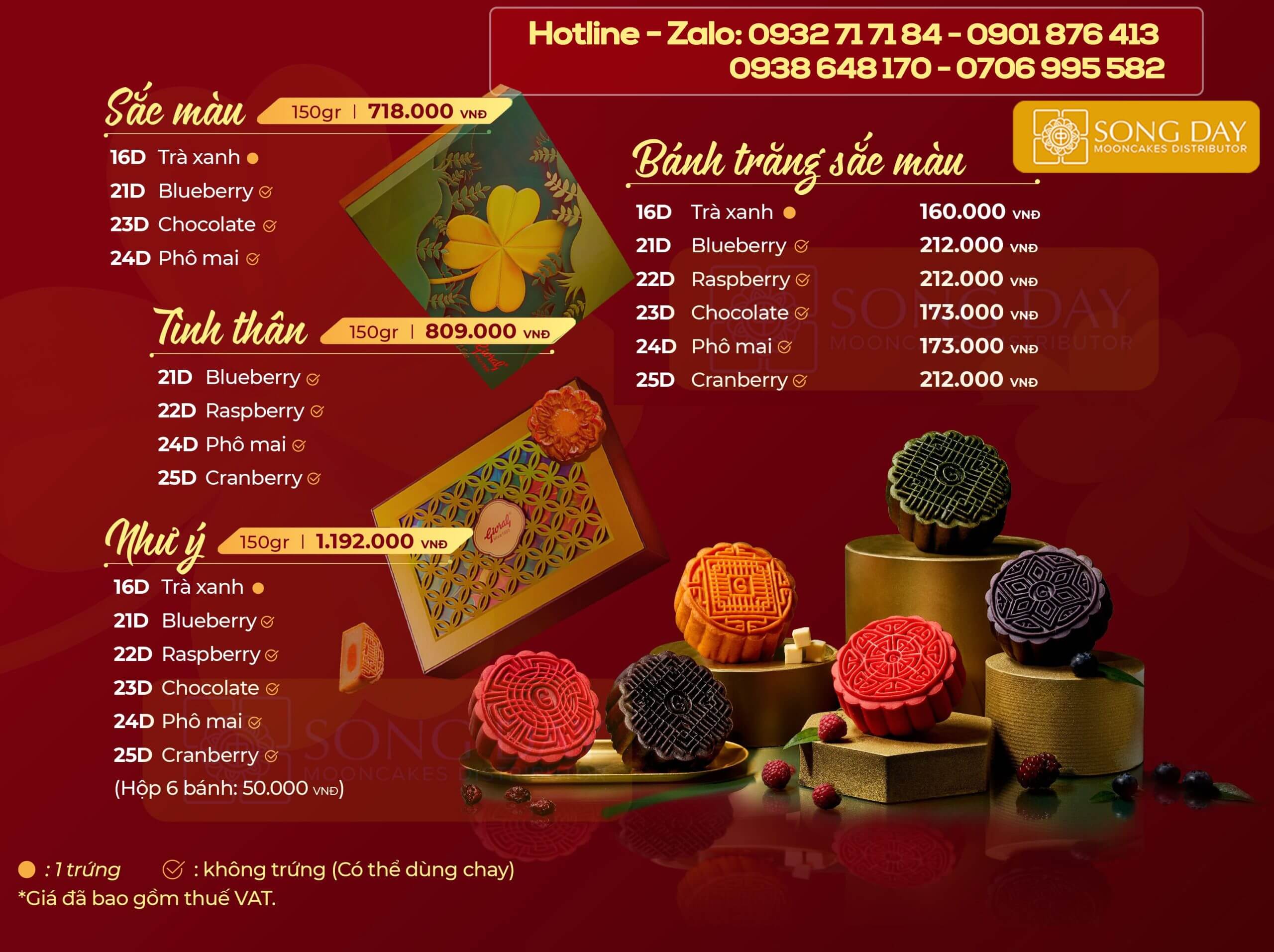 Combo bánh trung thu hiện đại