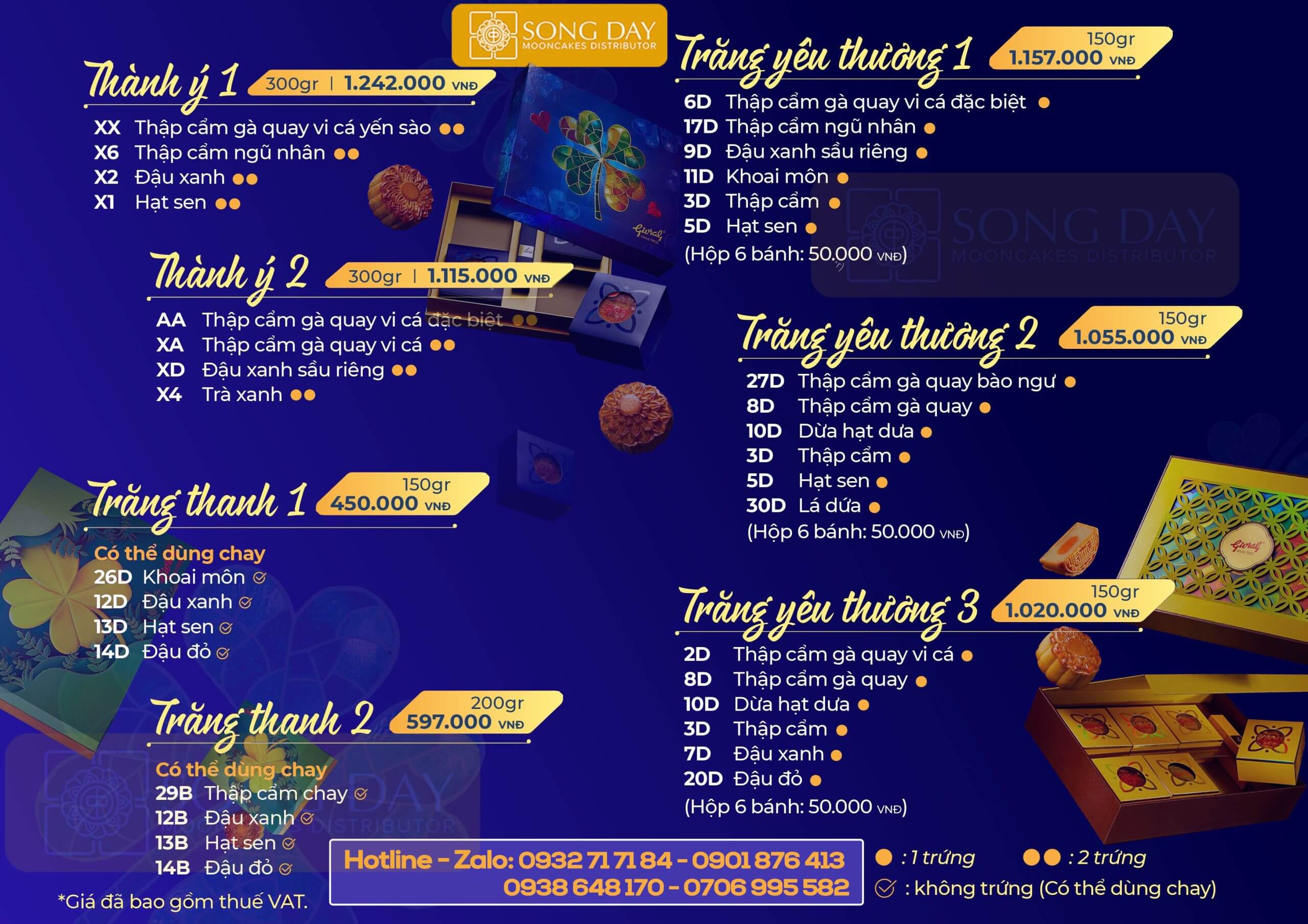 combo bánh trung thu trăng yêu thương thành ý