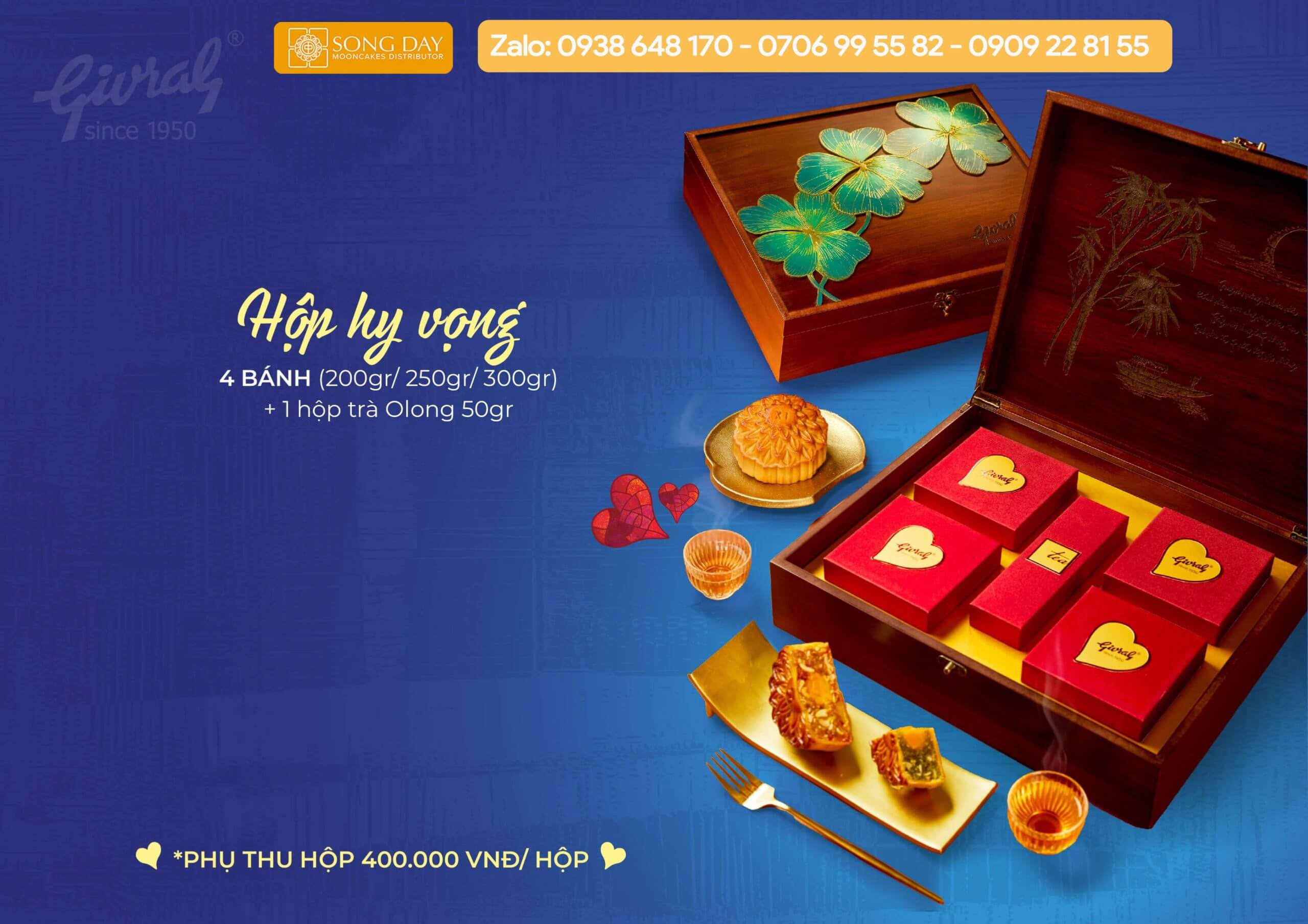 mẫu hộp bánh trung thu givral đăc biệt