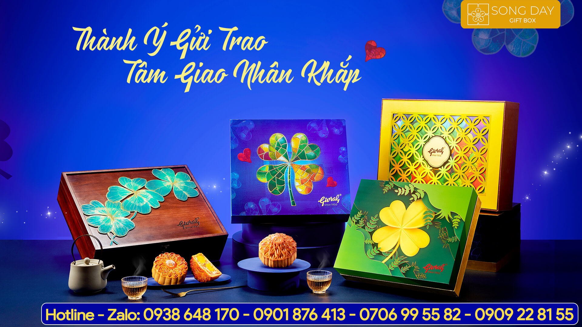 mẫu hộp bánh trung thu givral